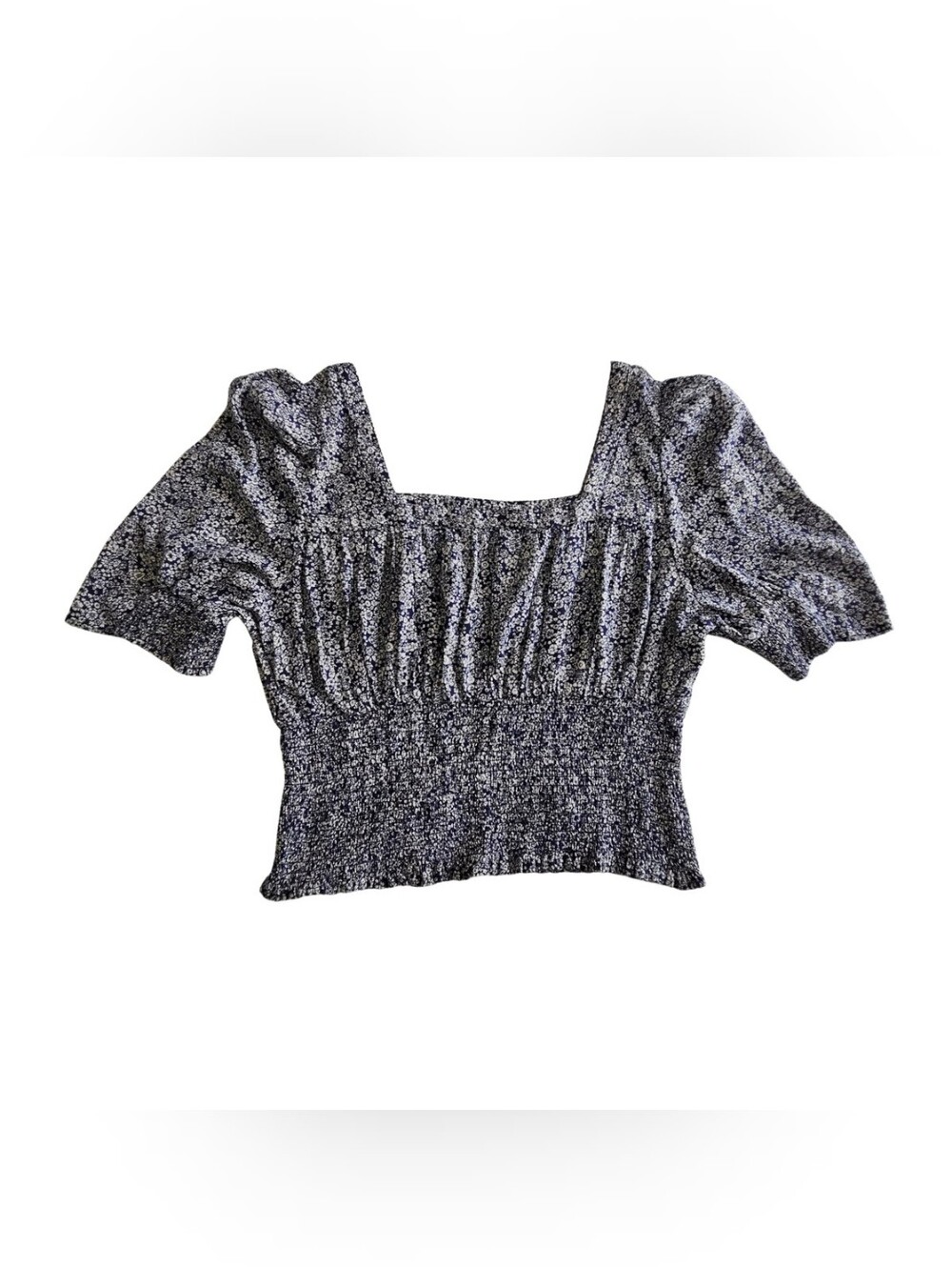 Universal Thread Women's Plus Size XXL Smocked Square-Neck Top